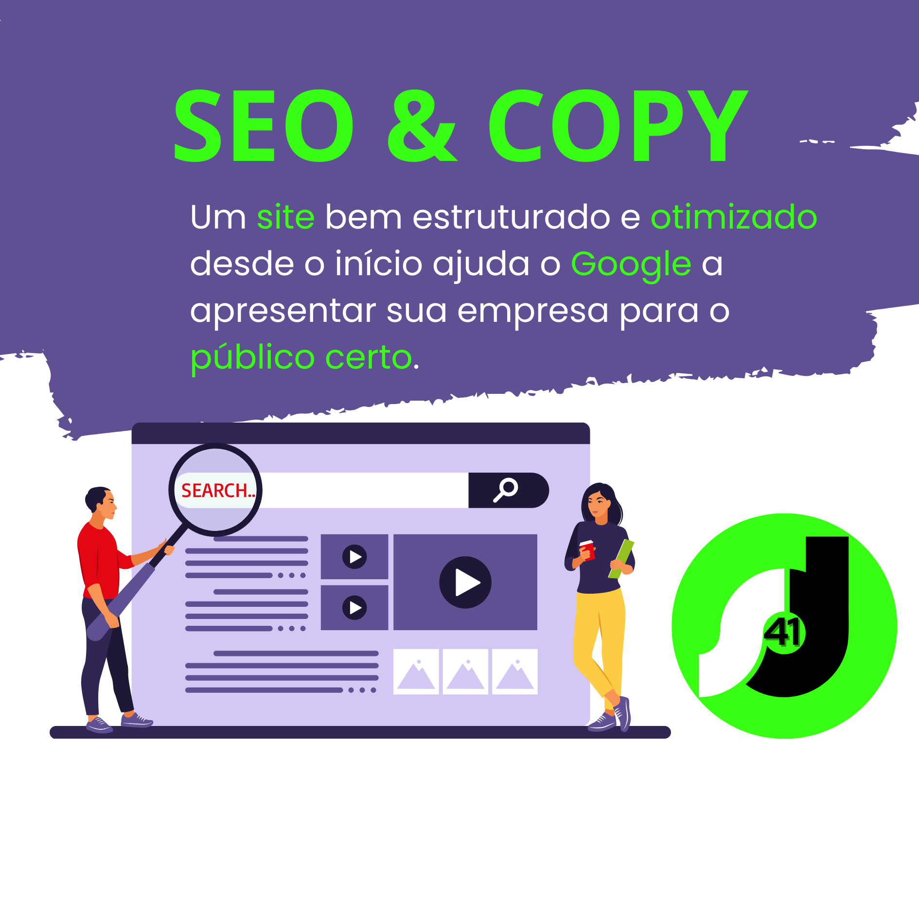 Site profissional otimizado para aparecer no Google