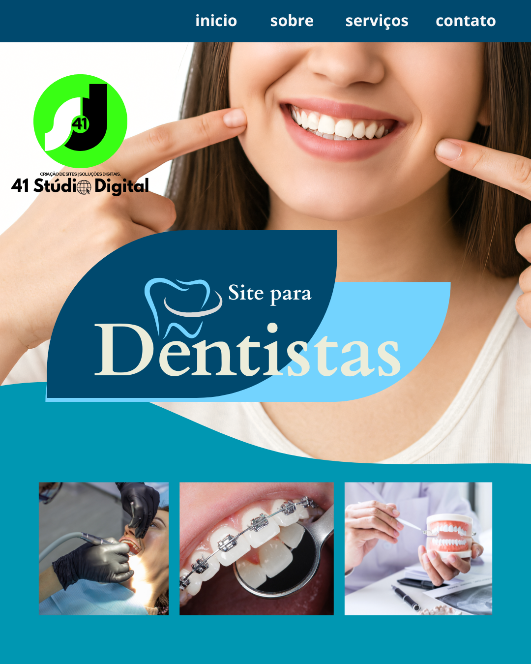Site profissional para dentistas
